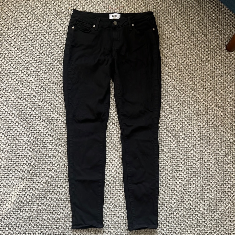 Paige denim black jeans for women